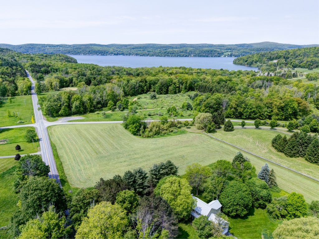 Aerial Drone Photography for Real Estate near Glimmerglass Lake by New York Real Estate Photography