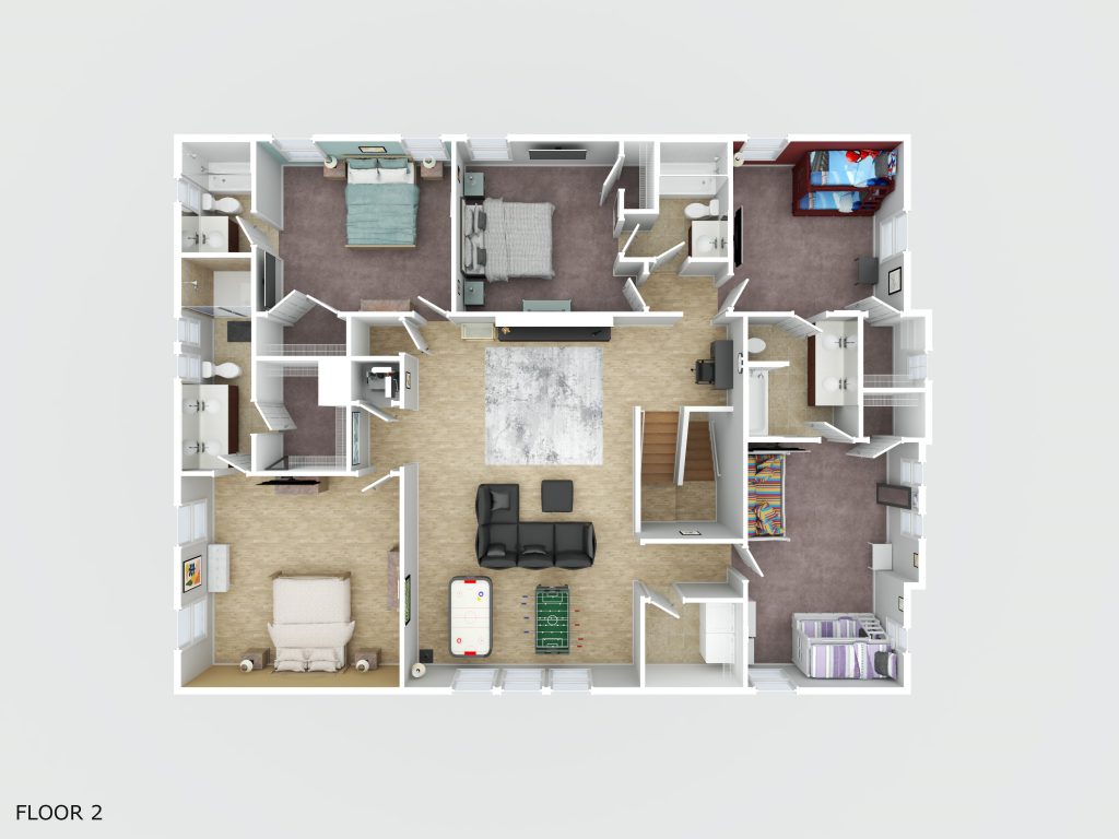 3D floor plan